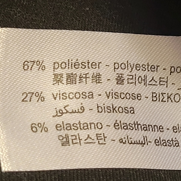 Zara Grey Crop Top Zipper in the Back - Picture 6 of 6